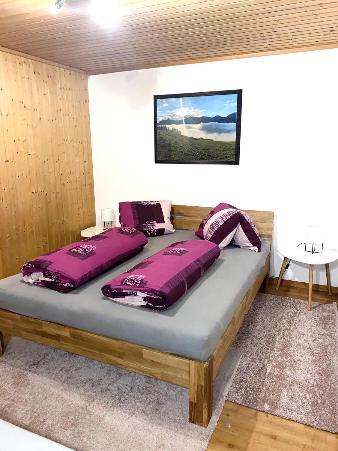 Guenstig Und Einfaches Studio Auf Dem Bauernhof Zuoz Exteriér fotografie